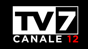 Logo TV7 + Canale12 - White